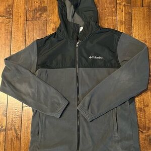 Columbia Gray and Black Hooded Jacket